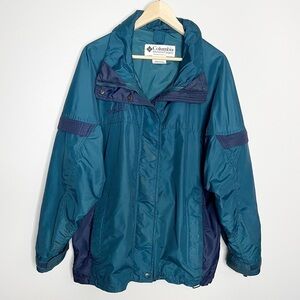 Columbia VTG 90s Bugaboo 3-in-1 Winter Snow Jacket Shell + Zip Out Fleece Sz L